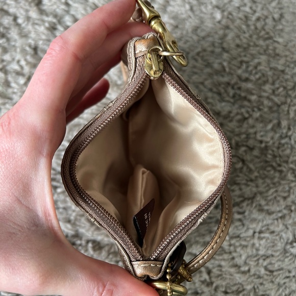 Gold Coach Wristlet - Picture 4 of 4